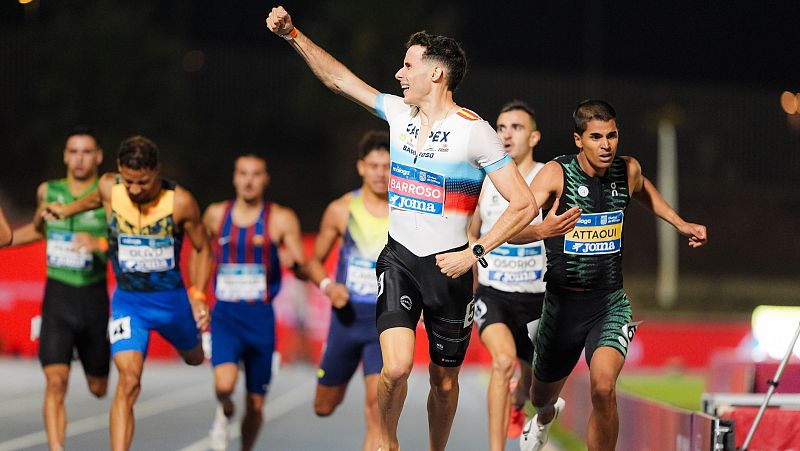 David Barroso, nuevo campe�n de Espa�a de 800 m por delante de Mohamed Attaoui