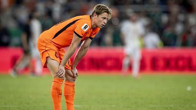 Frenkie de Jong sufre una rotura de ligamento lateral interno de la rodilla derecha