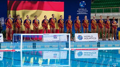 Espa�a gana a Croacia (18 - 14) y pelear� por la quinta plaza en la Superfinal de la Copa del Mundo de waterpolo