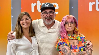 Cris Sim�n, Jos� 'Recicleitor' y Pilar Quintana en la presentaci�n de 'Ordena tu vida'