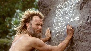 Tom Hanks es Chuck Noland en 'Naufrago'
