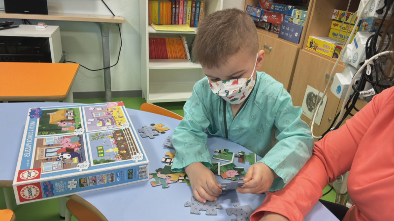 Diego, un ni�o de cinco a�os enfermo de leucemia, necesita una m�dula �sea compatible