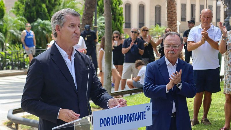 Feijóo culpa a Sánchez de la "invasión" a Ceuta y dice que conocía la amenaza desde principios de semana: "Nada hizo"