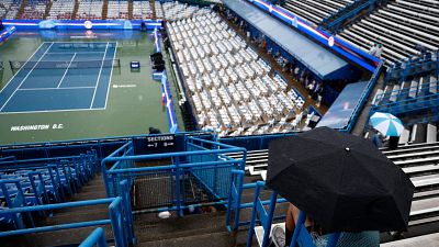 La lluvia en Washington deja para el lunes la final J�dar-Fritz y a medias la femenina entre Pegula y Eala