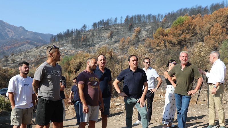 La Generalitat Valenciana impulsa un plan de recuperación para la Serra d'Espadà tras el incendio de Castellón