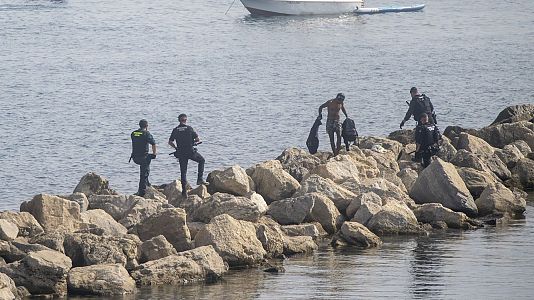 La Guardia Civil investiga otra posible entrada masiva en Ceuta el 15 de agosto