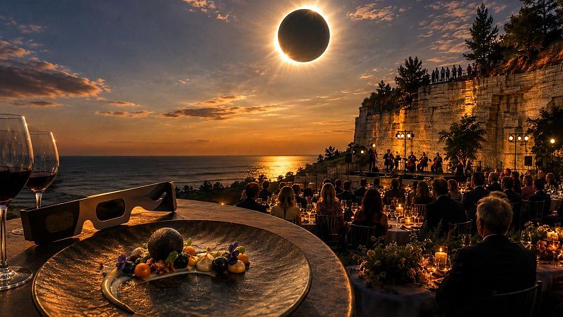 Catalunya converteix l'eclipsi en una gran cita gastronòmica i cultural