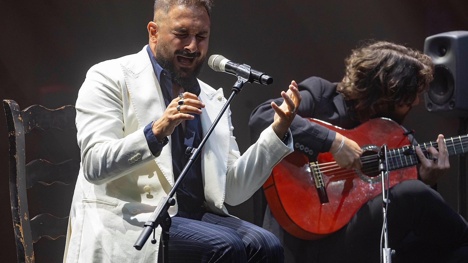 Rafa del Calli, ganador de la Lámpara Minera de la 65 edición del Festival Internacional del Cante de las Minas