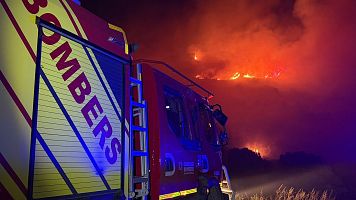 Controlado el incendio  en Sierra Engarcer�n (Castell�n)