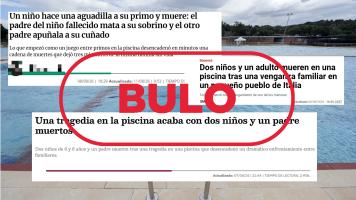 El bulo del triple asesinato tras la aguadilla de un ni�o a otro en Manarola (Italia)