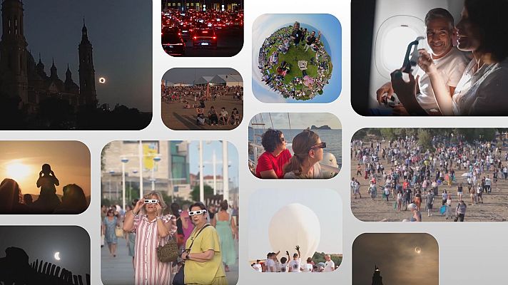 As� hemos visto el eclipse en Espa�a