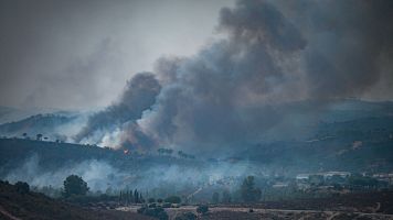 El fuego de Niebla frena su avance por primera vez en nueve d�as y ya est� perimetrado