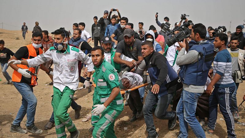 La Gran Marcha del Retorno en Gaza deja ya más de 500 heridos con "secuelas de por vida", según MSF