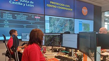 Imagen de archivo del Centro Coordinador de Emergencias de Protecci�n Civil de Castilla y Le�n.