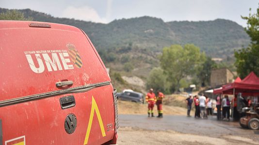 Muere un militar de la UME en la extinci�n del incendio en Huesca