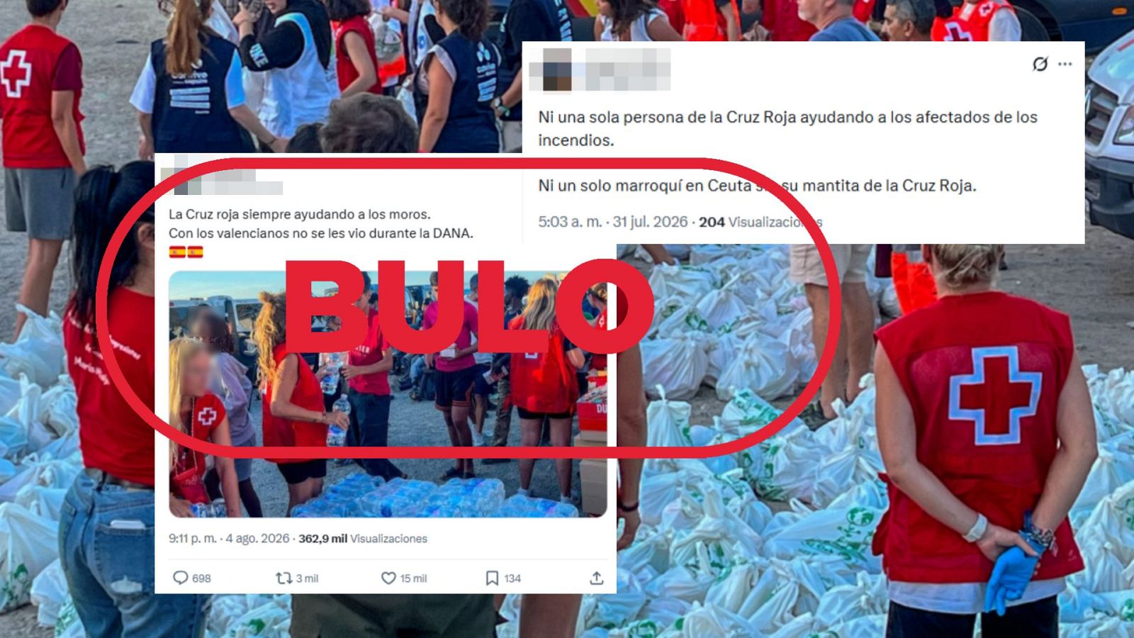 Nueva campa�a de desinformaci�n contra Cruz Roja a ra�z de su ayuda a los migrantes en Ceuta