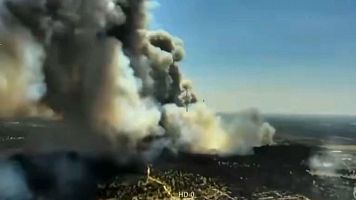 Un incendio forestal obliga a confinar las localidades madrileñas de Aldea del Fresno y Villamantilla