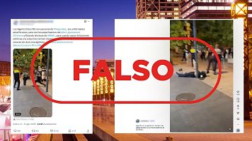 El autor de esta agresión no es un agente cívico del Ayuntamiento de Barcelona, es falso