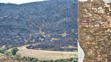 Estabilizado el histórico incendio de Las Peñas de Riglos, en Huesca, tras quemar 14.500 hectáreas