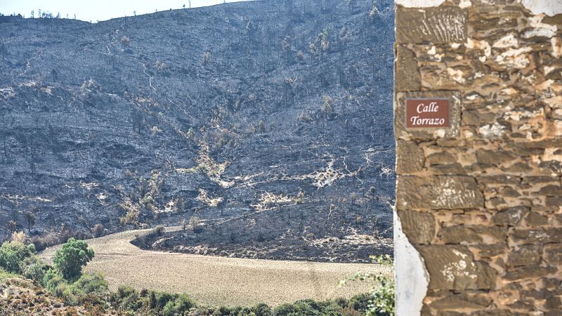 Estabilizado el histórico incendio de Las Peñas de Riglos, en Huesca, tras quemar 14.500 hectáreas
