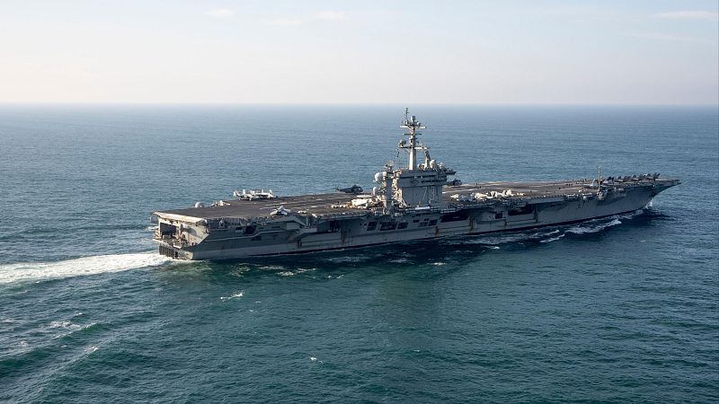 Un nuevo portaviones de EE.UU. llega a Oriente Medio para relevar al Abraham Lincoln después de nueve meses