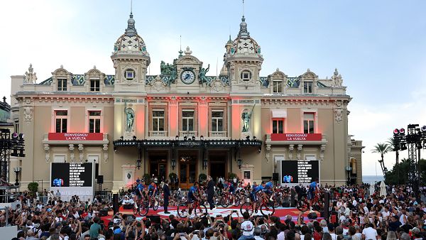El Casino de Montecarlo en la presentaci�n de la Vuelta a Espa�a 2026 en M�naco
