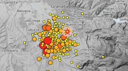 Granada lleva una semana sufriendo terremotos
