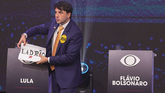 Lula y Fl�vio Bolsonaro se ausentan del primer debate de la carrera presidencial