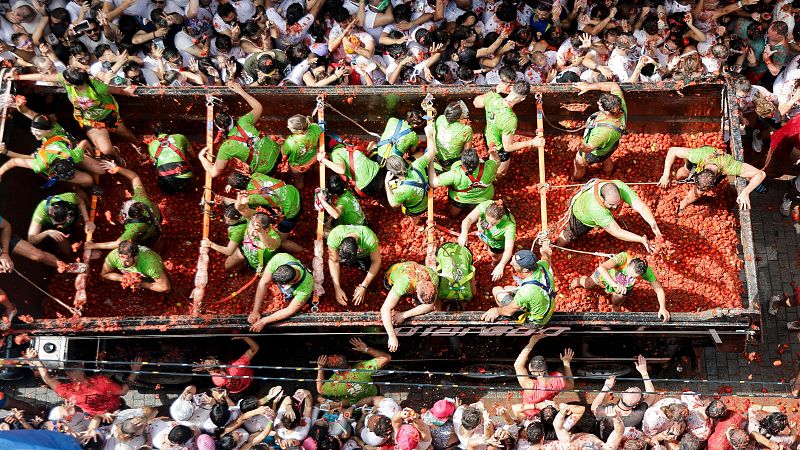 Tomatina 2026, en directo hoy en v�deo desde Bu�ol