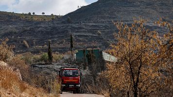 Se levanta el confinamiento de los vecinos de Gátova y se reabre la CV-25 tras el incendio de Castellón