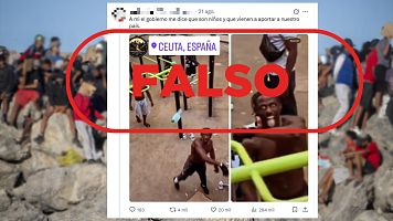 No son migrantes en Ceuta, es el vídeo de un creador de contenido deportivo en París