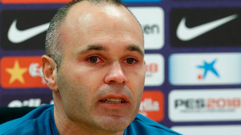 Iniesta dejará el Barça al final de temporada tras ganarlo todo con el club de su vida