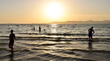 Imagen del mar en Baleares, donde se ha alcanzado la mayor temperatura jam�s registrada en costas espa�olas