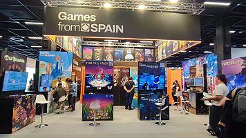 Zona expositiva de Games From Spain en Gamescom 2026