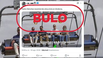Esta foto de Pedro S�nchez de vacaciones en Andorra no es actual, es un bulo