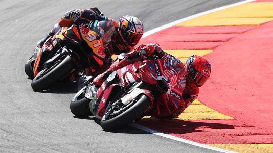 Marc M�rquez logra el doblete Arag�n y acecha el liderato de Jorge Mart�n en el Mundial de MotoGP