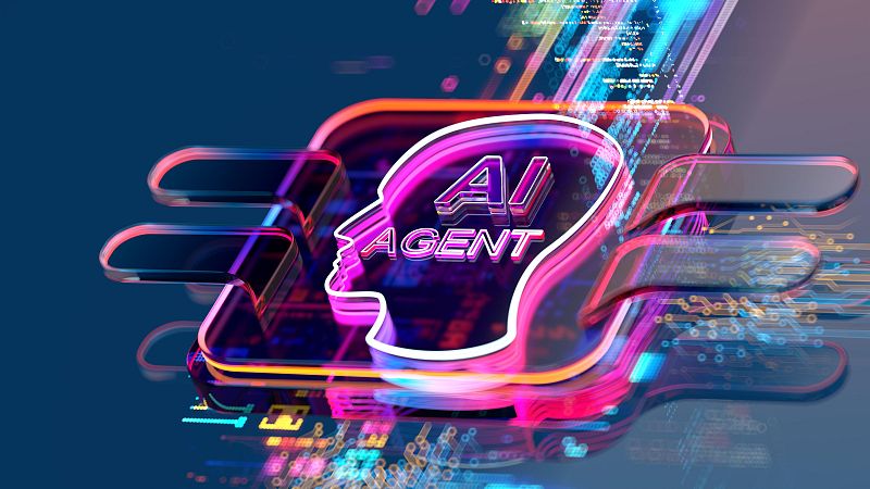 Recreaci�n infogr�fica de un agente de IA