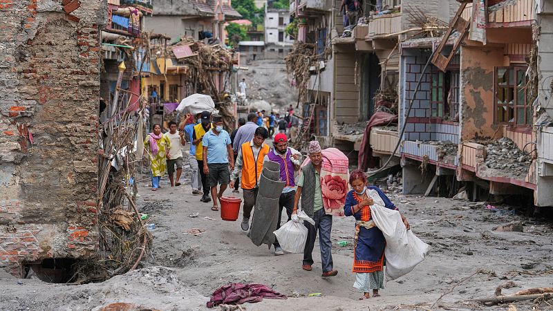 Nepal solicita ayuda técnica internacional tras las inundaciones y prevé un millonario coste de reconstrucción