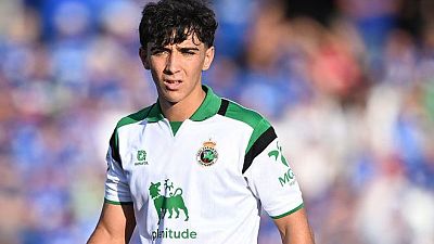 El joven centrocampista del Racing Sergio Mart�nez ficha por el Real Madrid