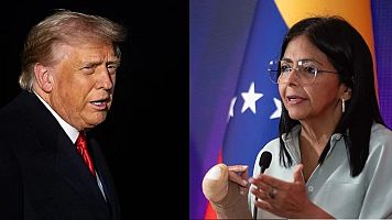 Trump cree que Venezuela no est� preparada para las elecciones y Delcy Rodr�guez promete que habr�