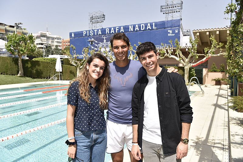 Amaia, Alfred y Rafa Nadal, tres n�meros uno en el Trofeo Conde God�