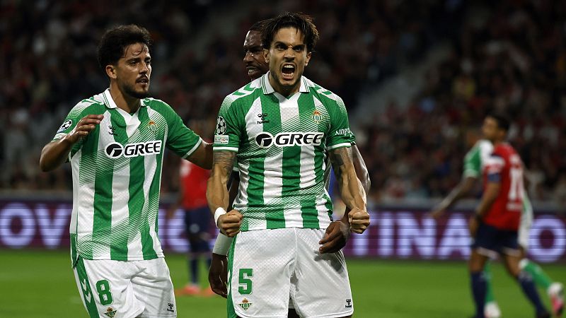 El Betis se impone al Lille (2-3) en su vuelta a la Champions