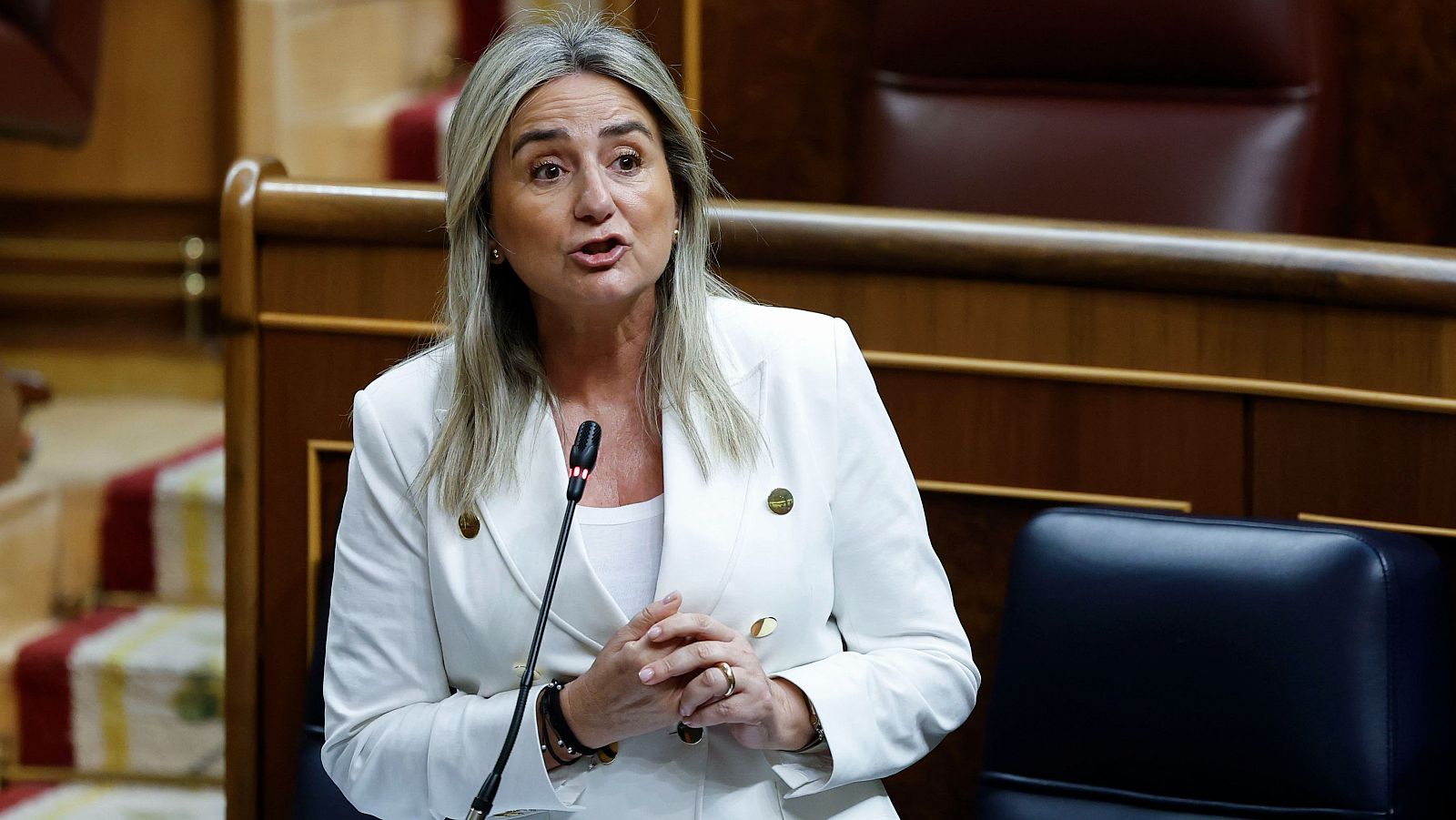 Milagros Tolón en el Consejo de Ministros.