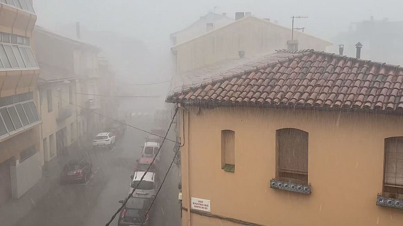 Les pluges m�s intenses castiguen el nord-est de Catalunya, fora de les previsions inicials