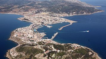 Vista a�rea del Puerto de Ceuta