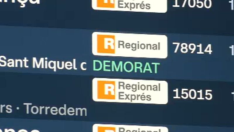 Retards i reducció d'oferta de trens a Rodalies pel robatori de coure