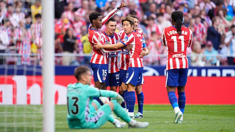 El Atlético no perdona y golea a Osasuna a pesar de la exhibición de Aitor Fernández