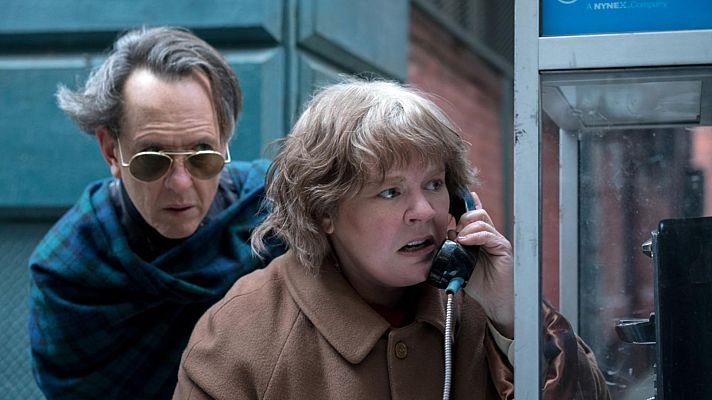 Melissa McCarthy y Richard E. Grant en '�Podr�s perdonarme alg�n d�a?'