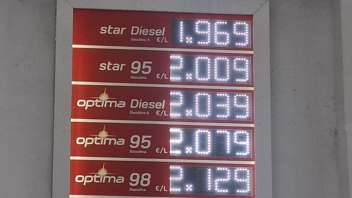 El precio de la gasolina y el di�sel se dispara
