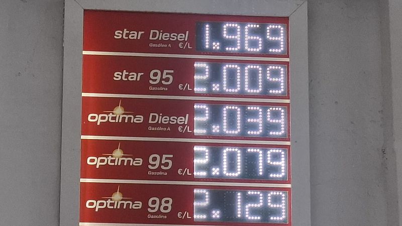 El litro de gasolina ya supera los 2 euros en muchos surtidores de Espa�a y todo indica que va a seguir subiendo